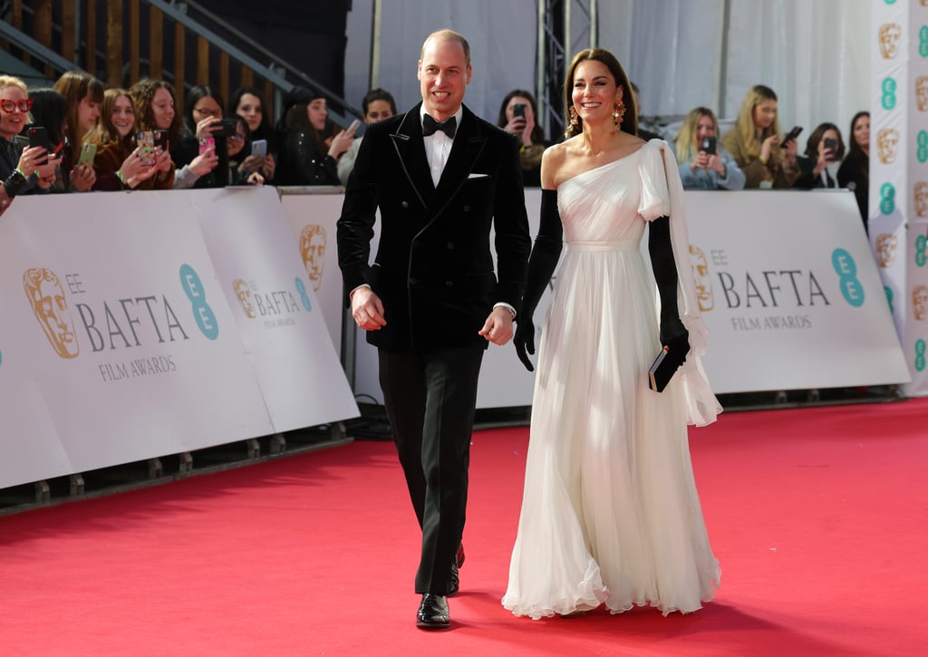 Prince William and Kate Middleton at the 2023 BAFTAs