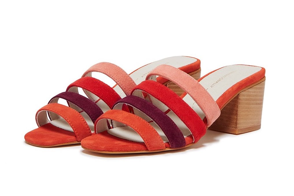 Intentionally Blank Joy Colorblock Heels