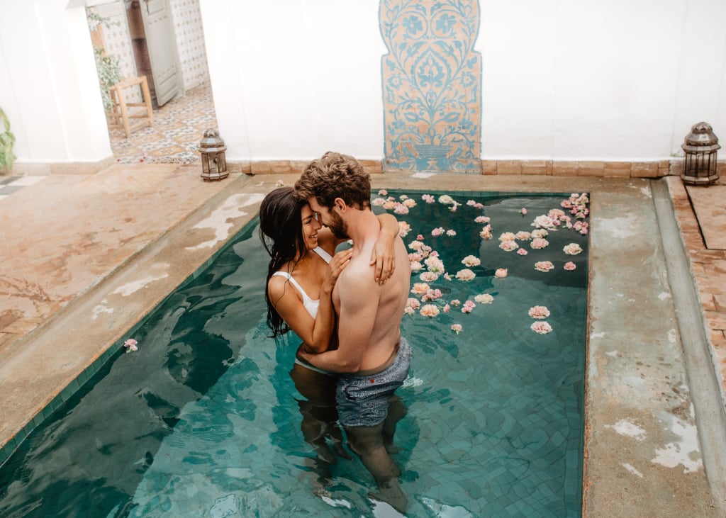 Sexy Moroccan Pool Couples Photo Shoot