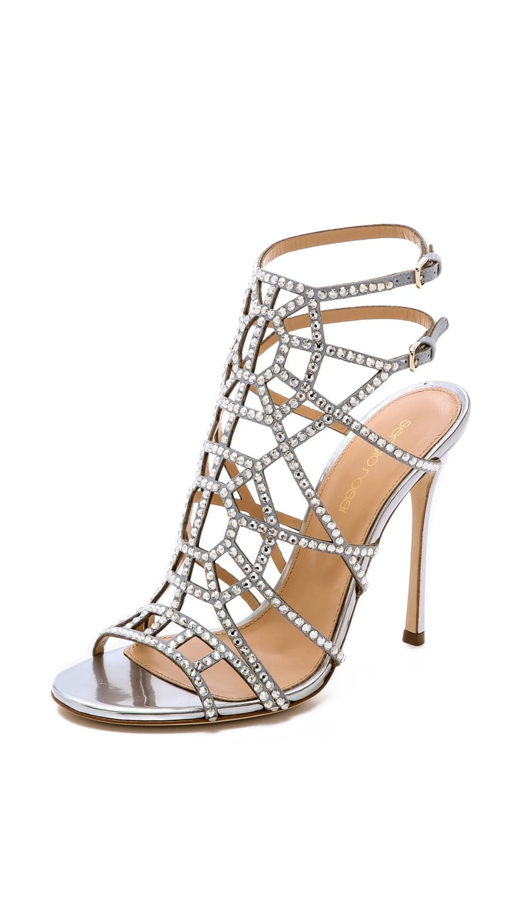 Sergio Rossi Crystal Puzzle Heels | Spring Wedding Shoes | POPSUGAR ...