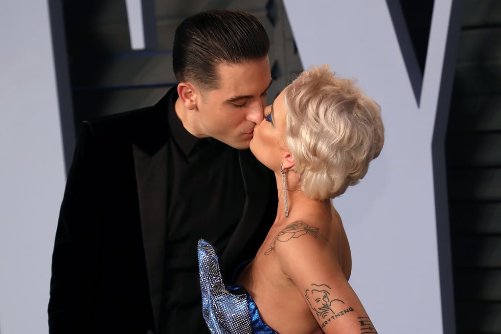 Halsey and G-Eazy at the 2018 Oscars