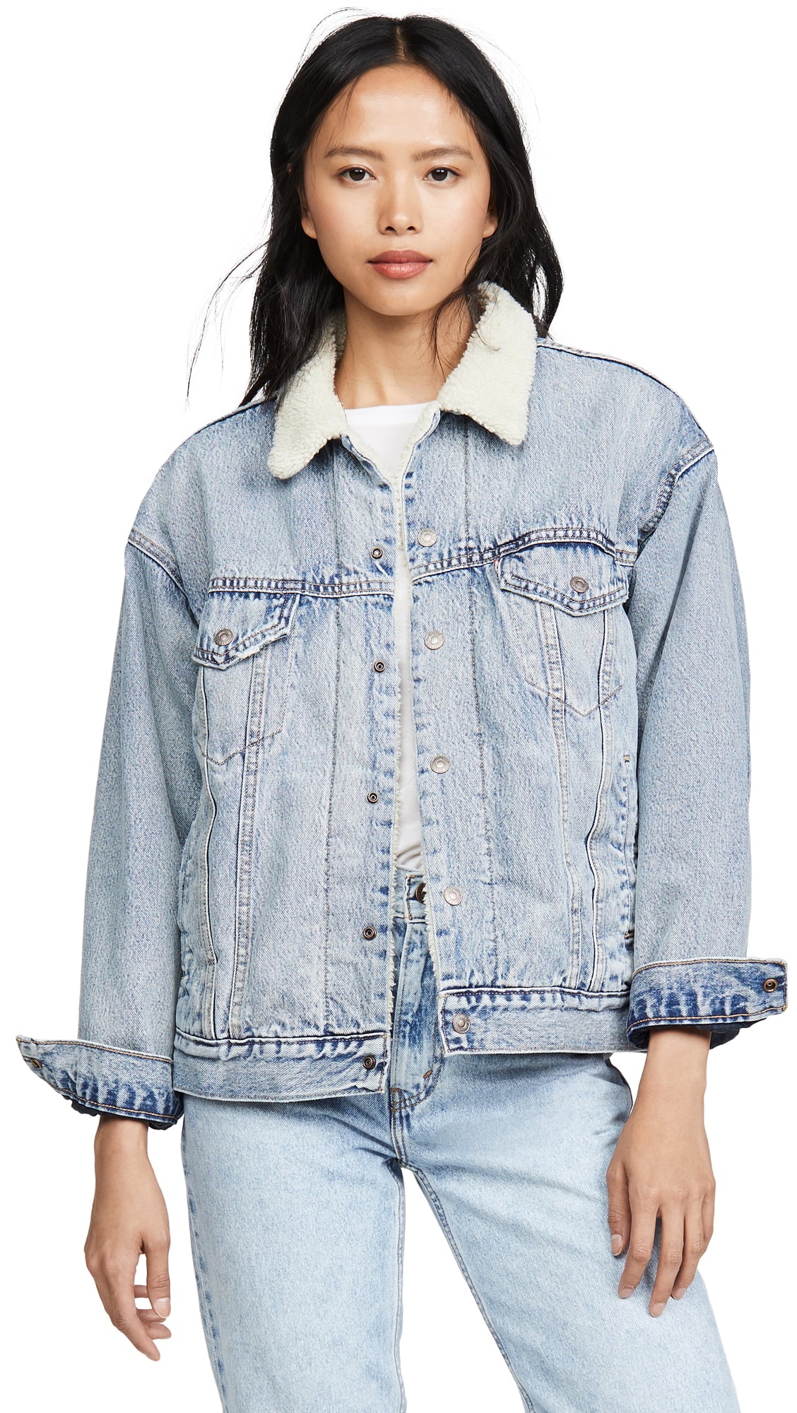 Levi's Dad Sherpa Trucker Jacket | You Know Travel Fashion Is a Thing, and  You Can Get the Best on Amazon | POPSUGAR Fashion Photo 7