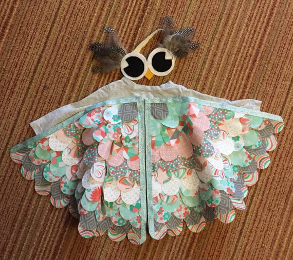 Vintage Owl Cape