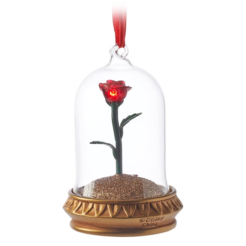Enchanted Rose Light-Up Living Magic Sketchbook Ornament