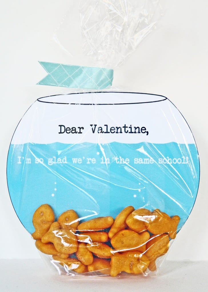 Fish Bowl Valentine's Cards | DIY Printable School Valentine's Day ...
