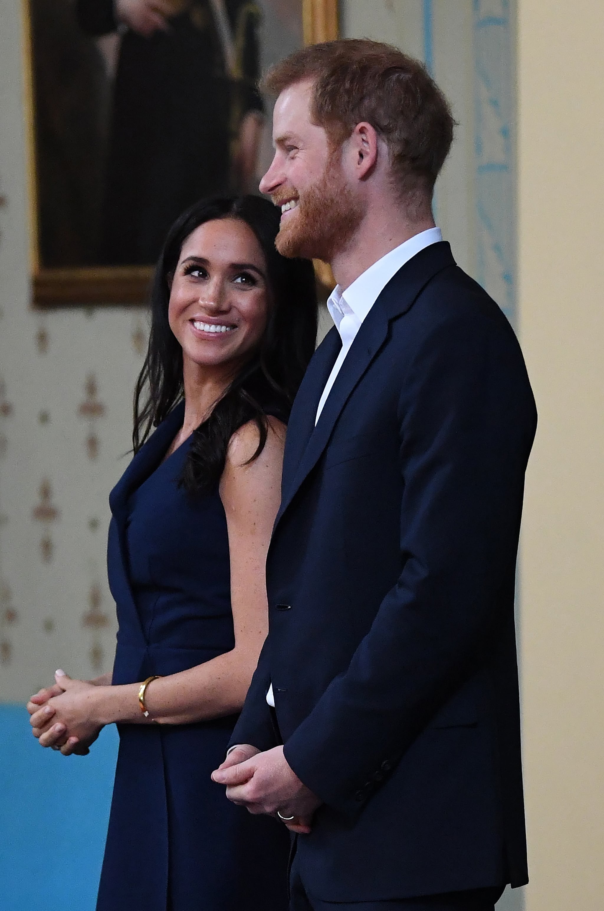Meghan Markle Wears Dion Lee Dress October 2018 POPSUGAR Fashion UK