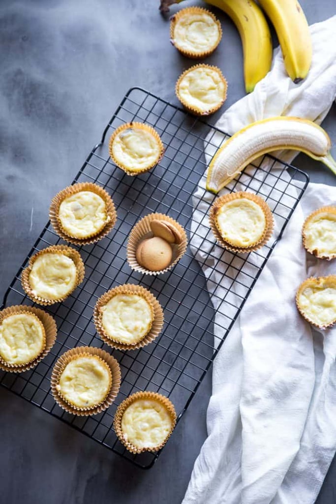Mini Banana Cheesecakes