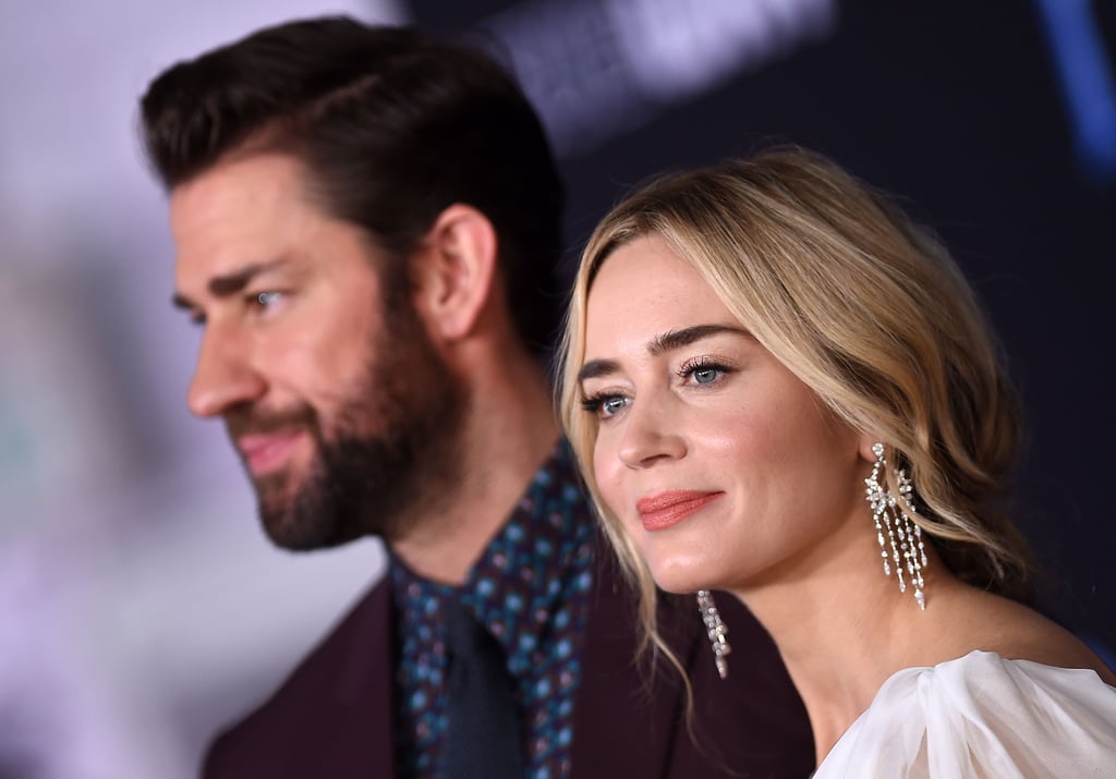 Emily Blunt and John Krasinski Mary Poppins Premiere Photos