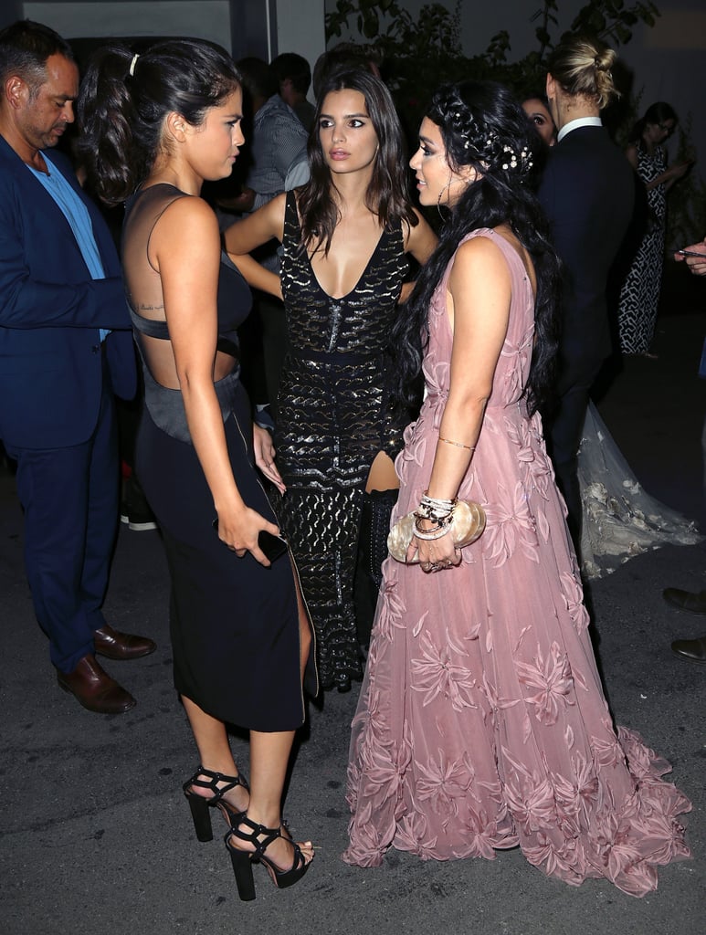 Selena Gomez, Emily Ratajkowski, and Vanessa Hudgens