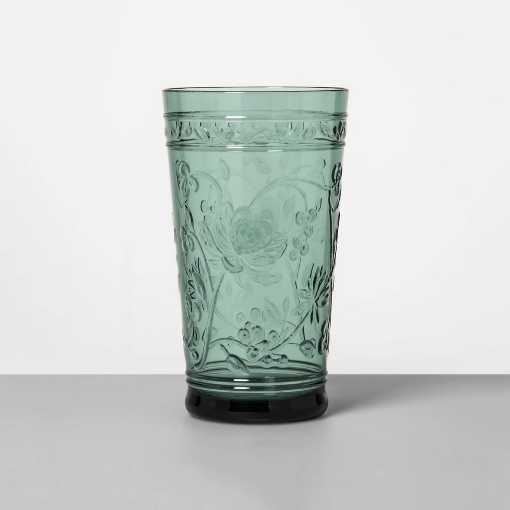 Opalhouse 22-Ounce Plastic Floral Embossed Tall Tumbler