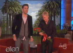 And He Happily Danced Alongside Ellen