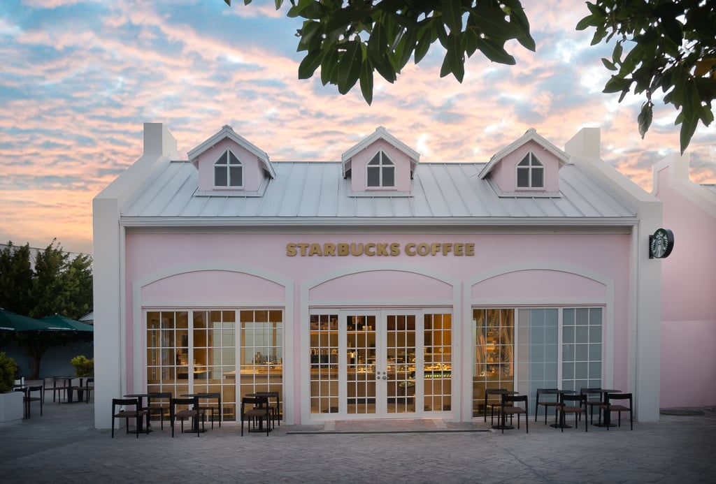 Pink Starbucks in Turks and Caicos Pictures