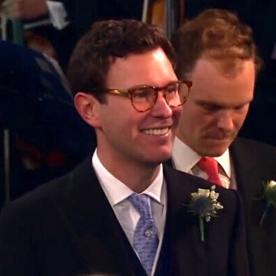 Jack Brooksbank Wearing Glasses to See Eugenie at Wedding