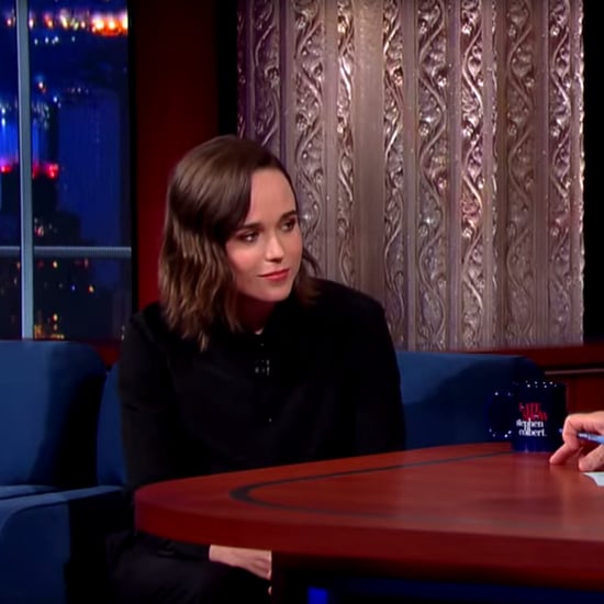 Ellen Page on Stephen Colbert September 2015