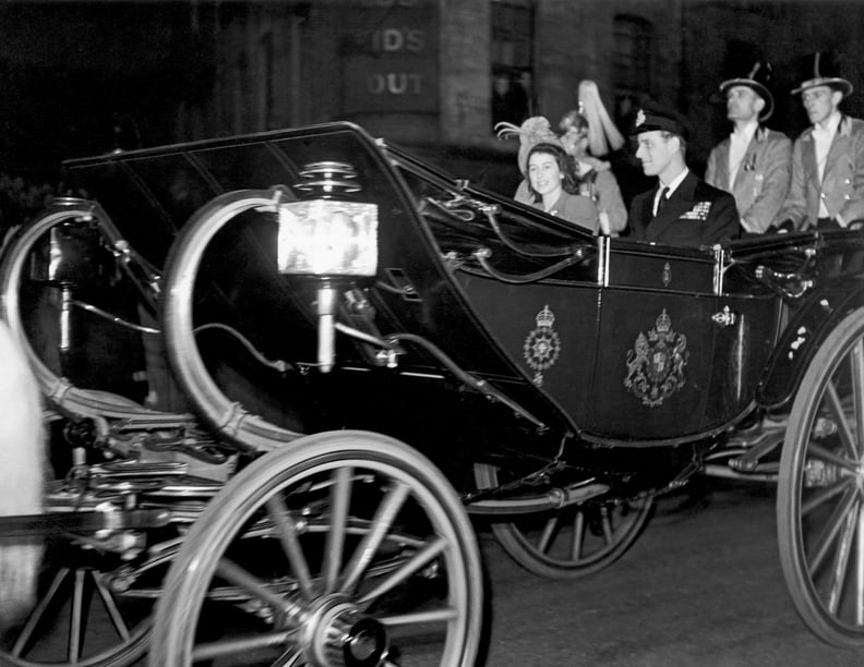 Elizabeth and Philip Leave For Their Honeymoon