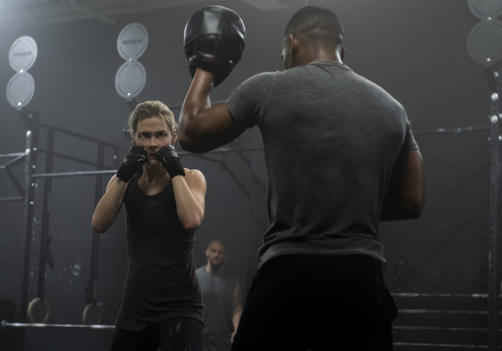 Trish (Rachael Taylor) gets ready to rumble.