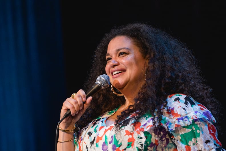 AUSTIN, TEXAS - APRIL 22: Comedian Michelle Buteau performs onstage during Moontower Just For Laughs at the Paramount Theatre on April 22, 2022 in Austin, Texas. (Photo by Rick Kern/Getty Images)