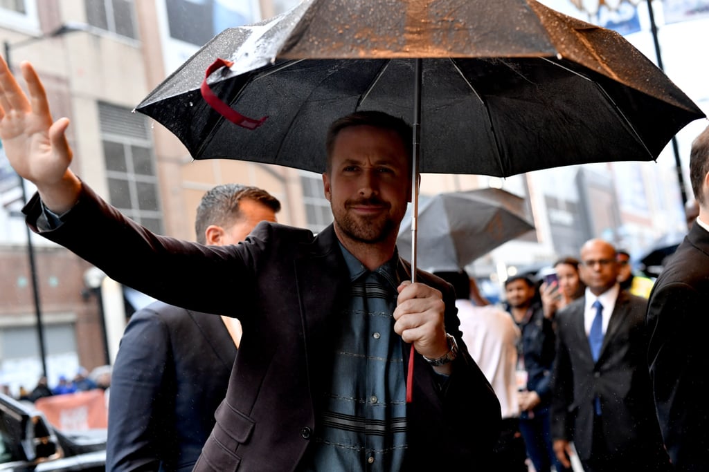 Ryan Gosling Promoting First Man Pictures