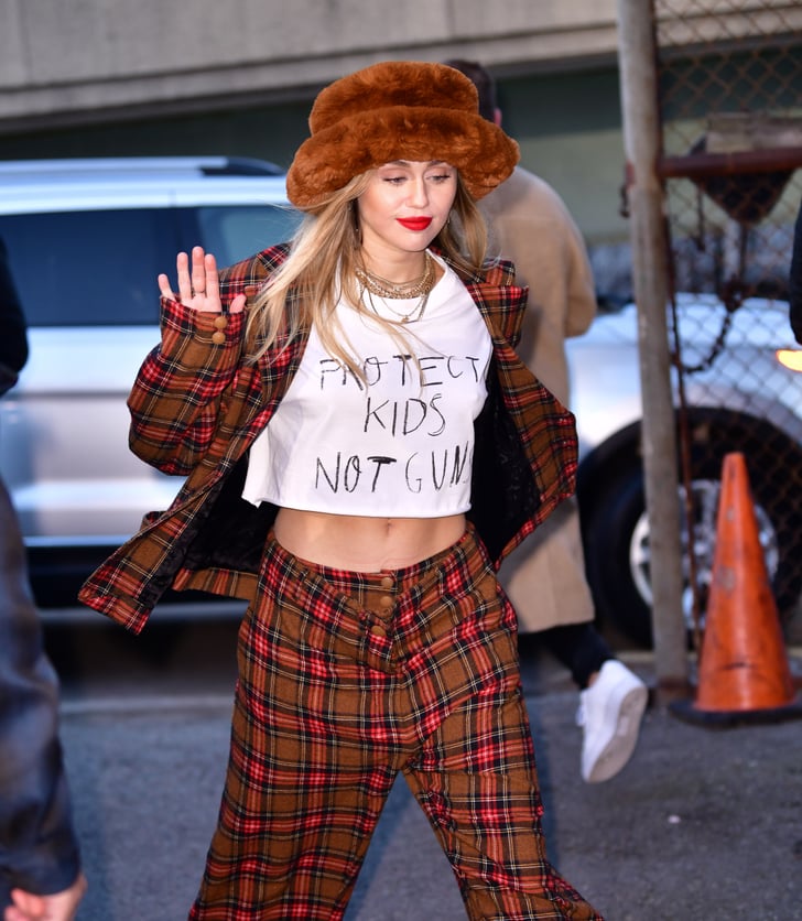 Miley Cyrus "Protect Kids Not Guns" T-Shirt December 2018