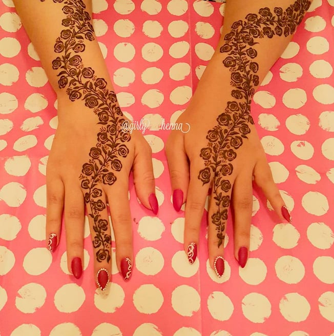 View this post on Instagram A post shared by Amreen Wahid (@girly.henna) View this post on Instagram A post shared by Amreen Wahid (@girly.henna)