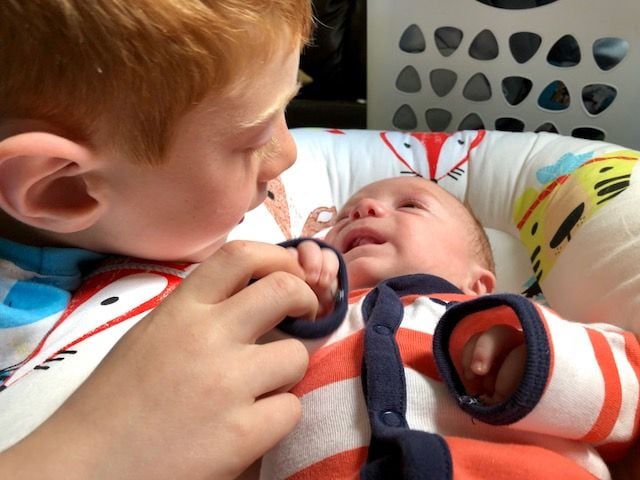Boy Finally Gets the Brother He's Been Waiting For