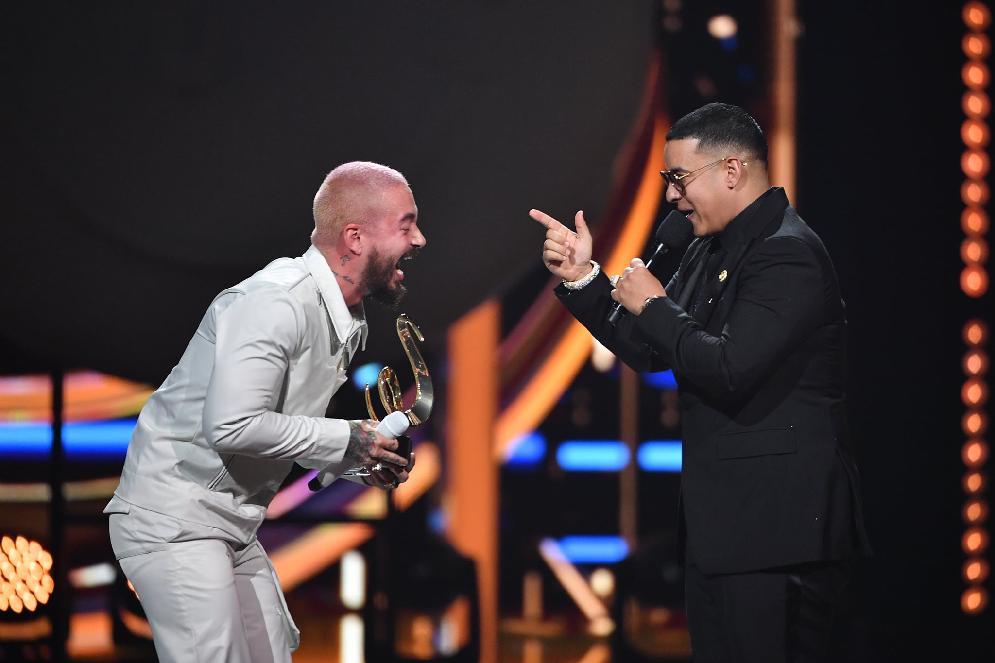 J Balvin Wins Global Icon Award At Premio Lo Nuestro Popsugar Latina