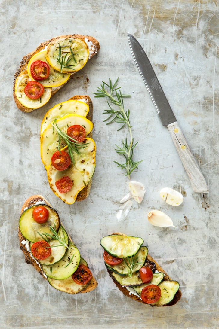Summer Squash Tartines | Fast and Easy French Dinners | POPSUGAR Food Photo 6
