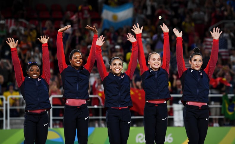 When Team USA won all-around team gold (again).