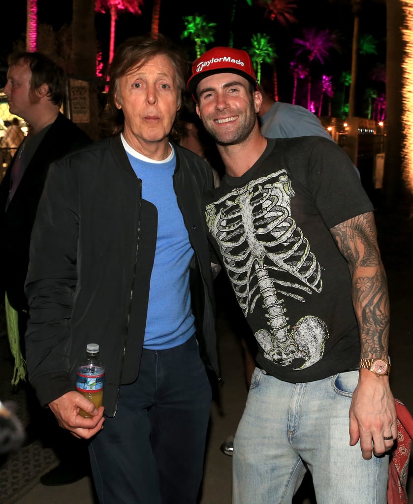 Paul McCartney and Adam Levine