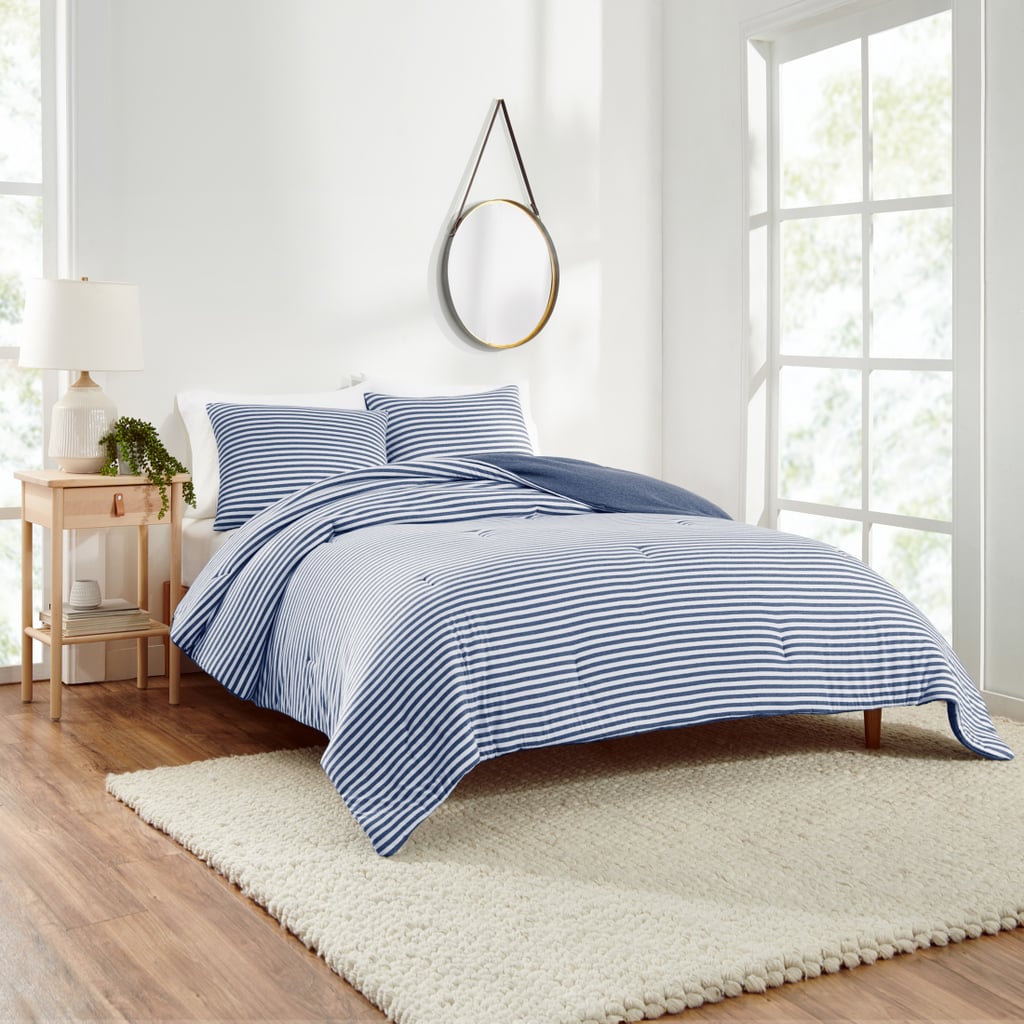 Gap Home T-Shirt Soft Jersey Reversible Organic Cotton Blend Comforter Set