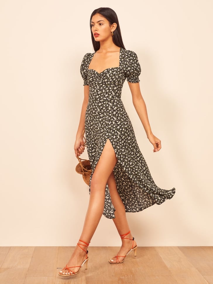 Reformation Lacey Dress | Best Dresses With Slits | POPSUGAR Fashion ...