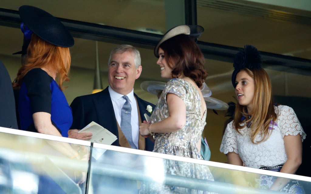 Sarah and Andrew had a lighthearted conversation during Royal Ascot in 2015.