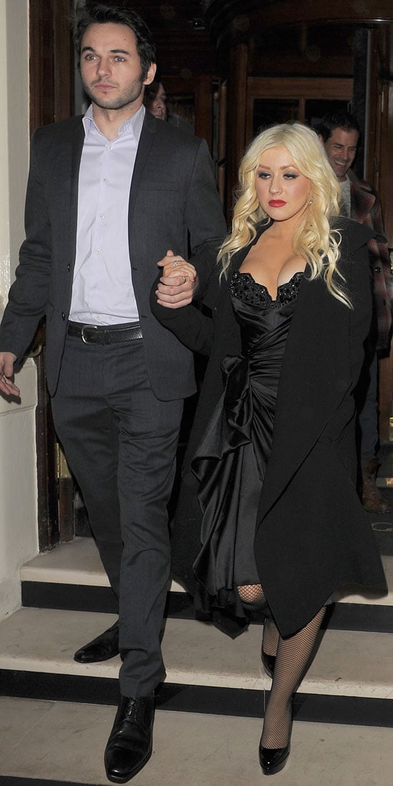 Pictures of Christina Aguilera and Matthew Rutler at 