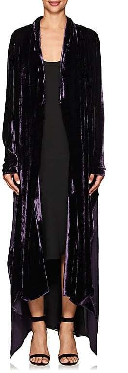 Touch Up Velvet Duster Coat