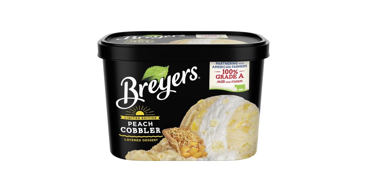 Breyers Peach Cobbler Layered Ice Cream Shop Breyers S'mores and