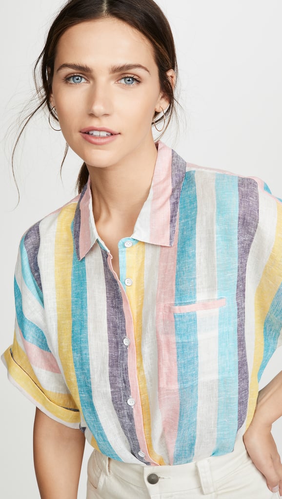 Splendid St. Barths Stripe Button Down Shirt