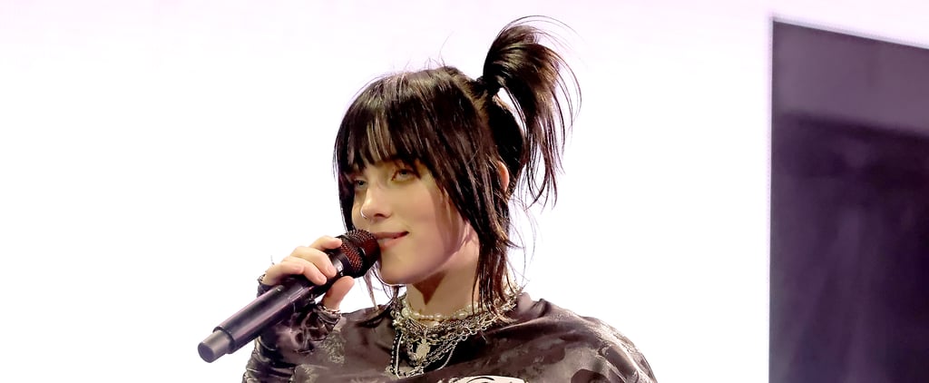 Billie Eilish's '90s-Inspired Slip Dress Features a Thigh-High Slit