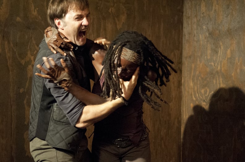 Michonne exacts her graphic revenge on the Governor.