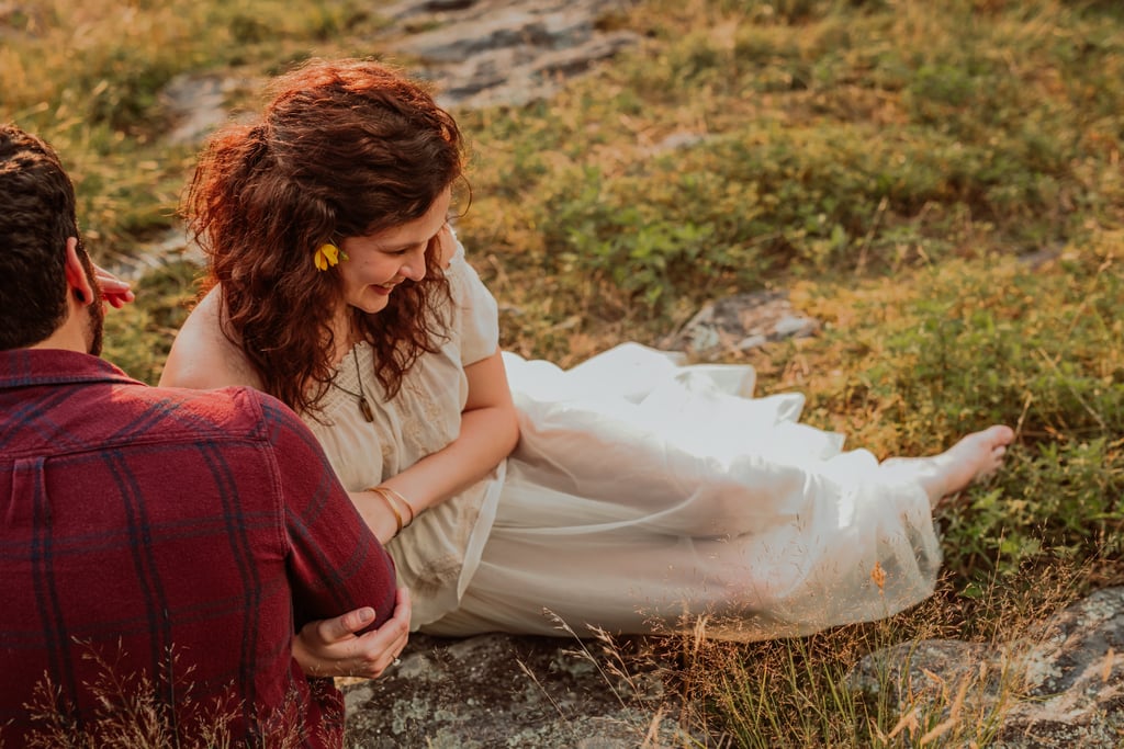 Romantic Forest Engagement Shoot Popsugar Love And Sex Photo 53 2103