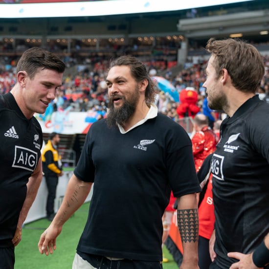 Jason Momoa at Rugby Match in Canada March 2019