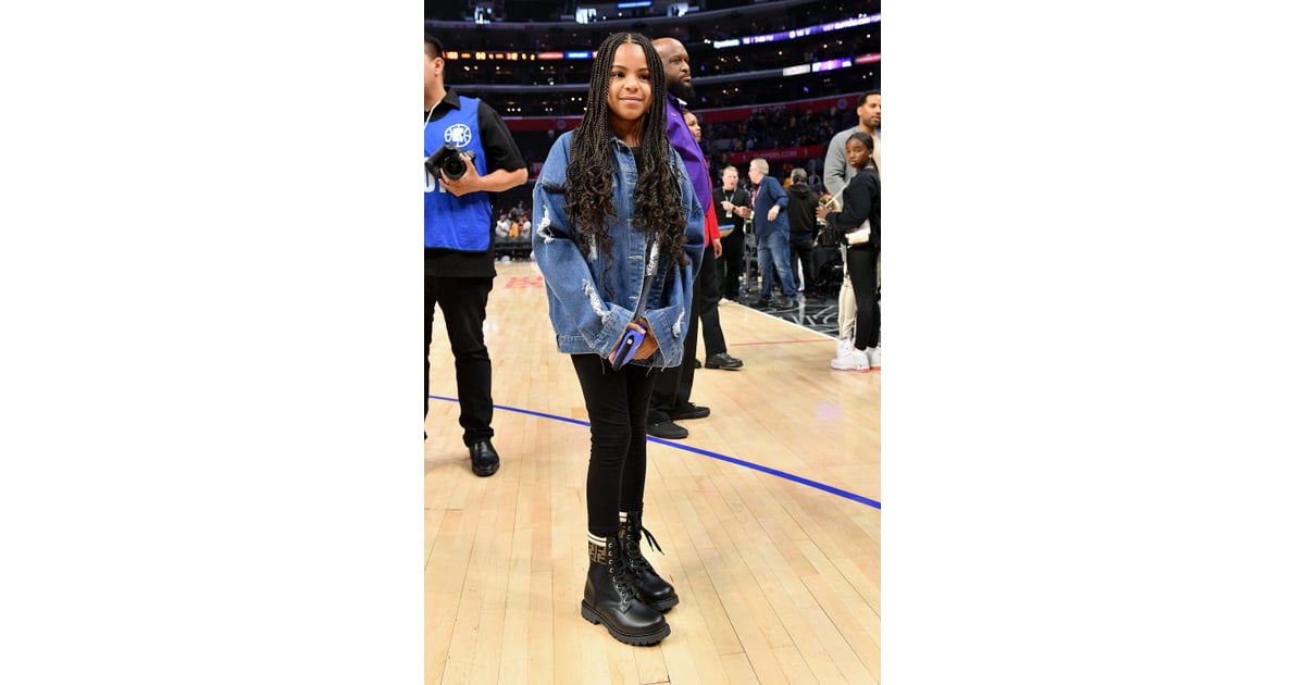 Blue Ivy Wore Fendi Boots to the Lakers Game With JAY-Z