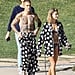 Hailey Baldwin in a Polka-Dot Bikini With Justin Bieber