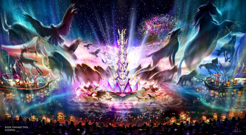 Rivers of Light Show Illustration