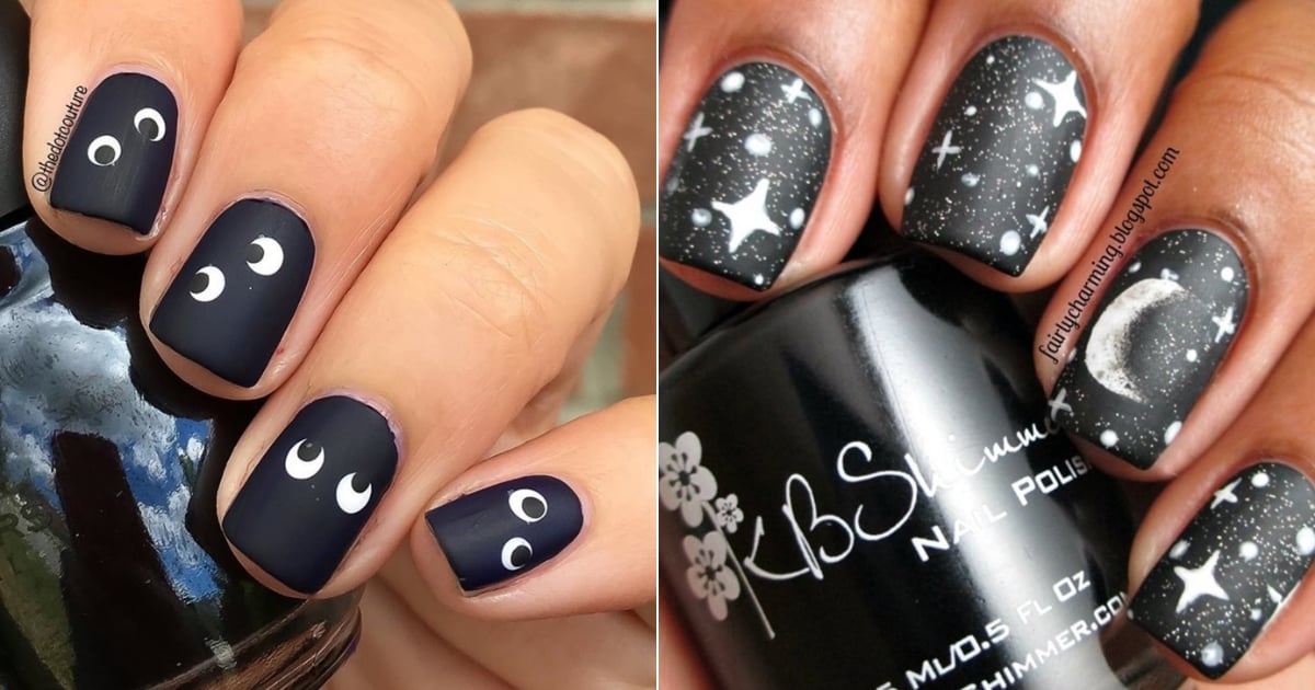 Witchy Halloween Nail Art Tutorial - wide 4