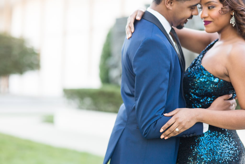 Glam Red Carpet Engagement Ideas