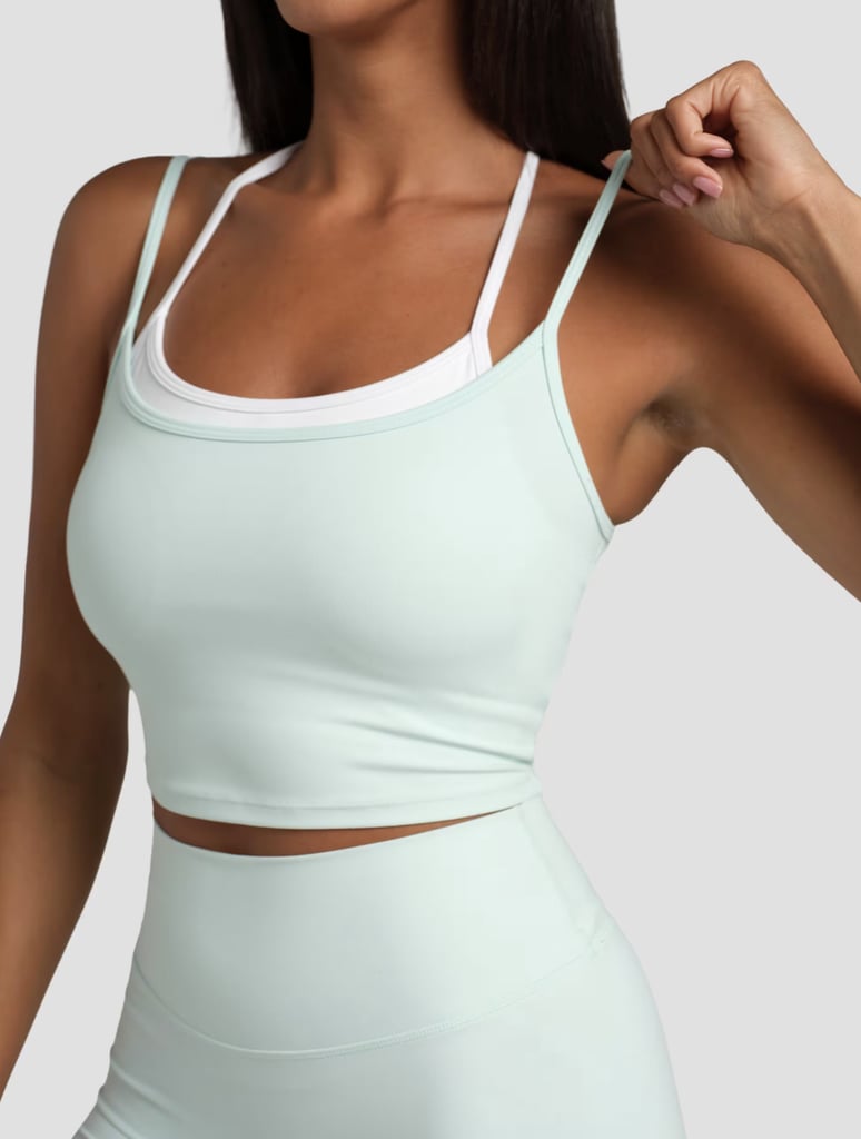 Comfrt ComfrtCore Double Layer Crop Tank ($29, originally $79)
It's no secret that this summer's hottest trend is a layered tank top. Instead of wearing another workout top, this tank creates the illusion of two layers without the added weight. Mix and match with up to 11 different color combinations.