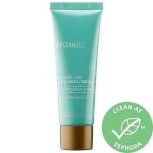 Biossance Squalane + Zinc Sheer Mineral Sunscreen SPF 30
