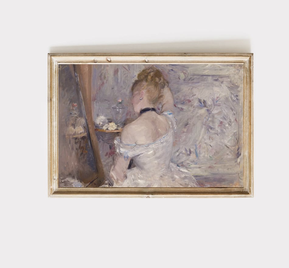 Etsy Coquette Room Decor Oil Painting