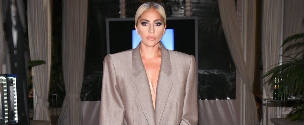 Lady Gaga's Oversize Marc Jacobs Suit October 2018