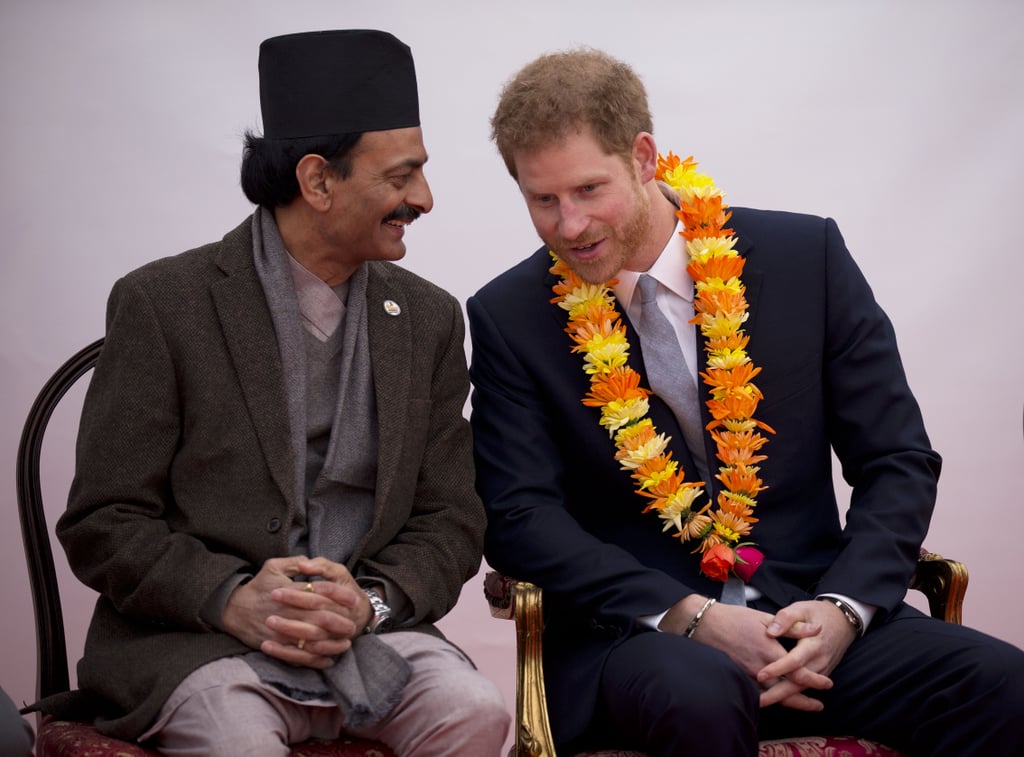 Prince Harry at the Embassy of Nepal in London March 2017